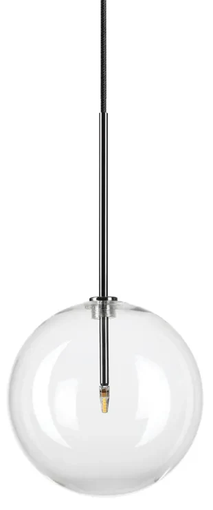 Sospensione Contemporanea Equinoxe Metallo Cromo 1 Luce 2W 3000K D20Cm