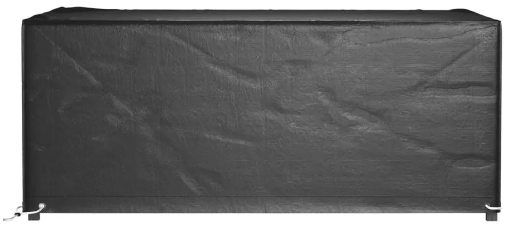 Copri mobili giardino 2pz 8 occhielli 180x122x75cm rettangolare
