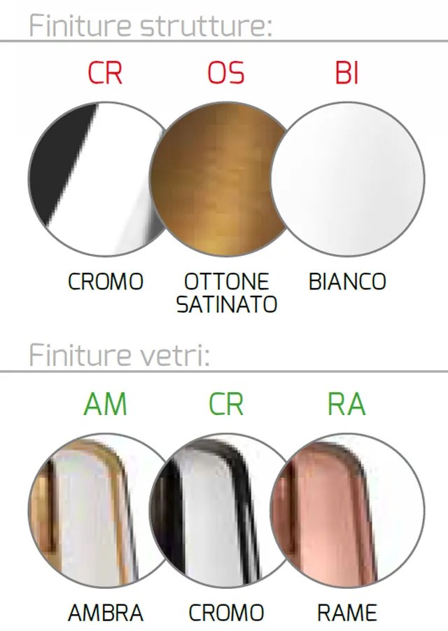 Sospensione Contemporanea Shaded Metallo E Vetro Cromo 2 Luci E27