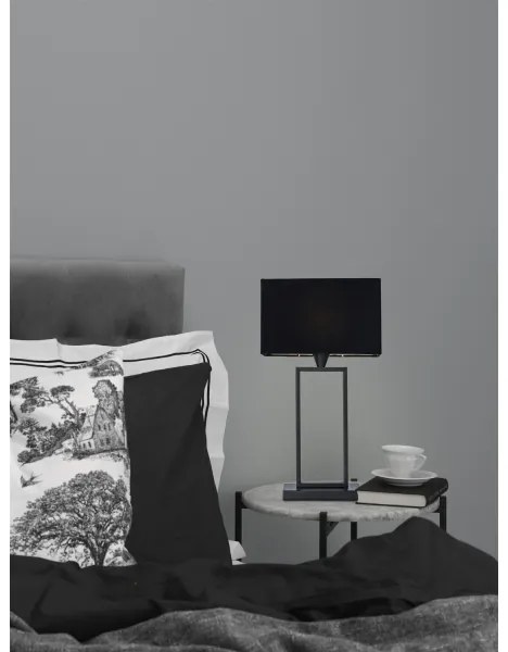 Cottex B2821SV - Lampada da tavolo KENSINGTON 1xE14/40W/230V nero