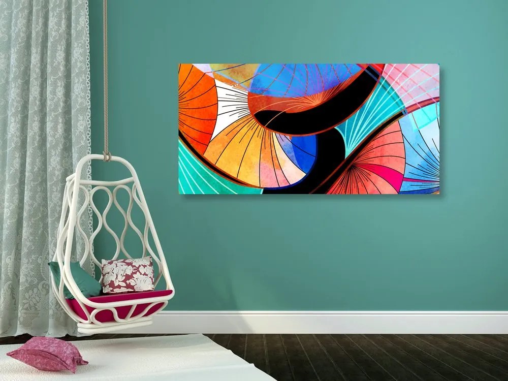 Quadro su tela – Astrazione astratta colorata