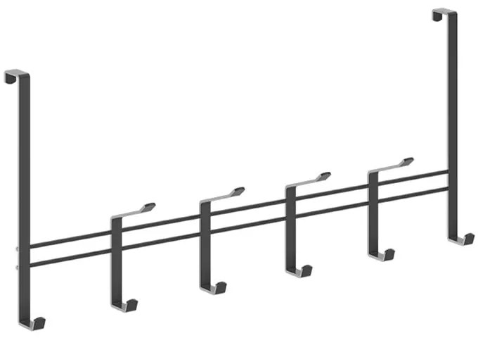 Appendiabiti in metallo nero 45 cm Lava - Metaltex