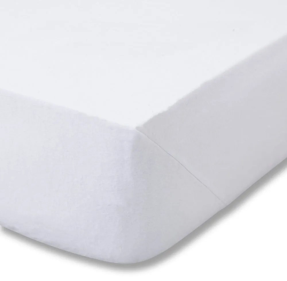 Lenzuolo con angoli bianco in flanella 90x190 cm Brushed – Catherine Lansfield