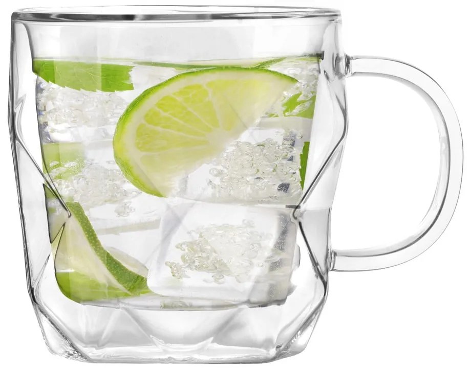 Set di 2 tazze a doppia parete , 330 ml Geo - Vialli Design