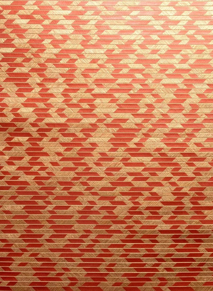 Arte Carta da parati Papyrus - Fire Orange
