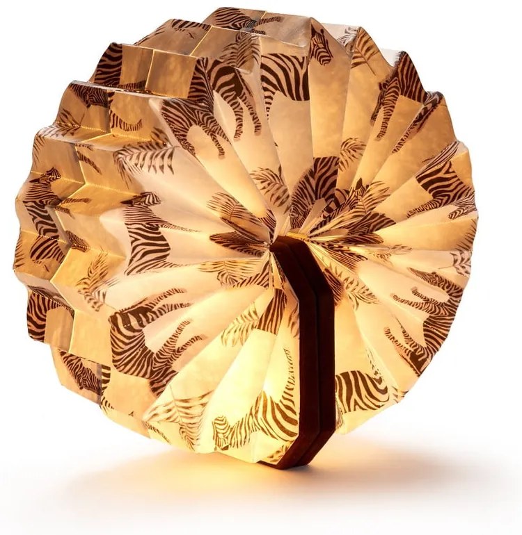 Decorazione luminosa marrone scuro con ricarica USB Velvet Accordion – Gingko