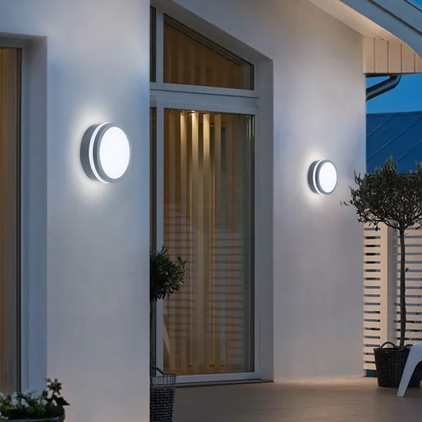 Brilagi - Lampada LED da esterno con sensore BENE LED/18W/230V Ø 22 cm IP54