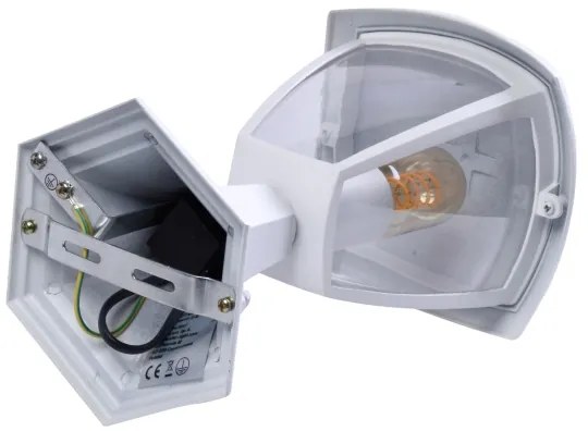 Lampada da esterno FOX 1xE27/40W/230V IP44 bianca