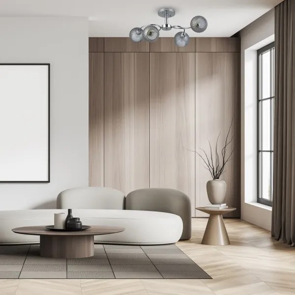 Lampadario a plafone OAKLAND 4xE27/60W/230V