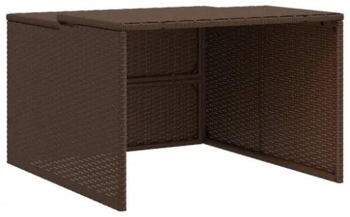Garage per Robot Tosaerba Marrone 86x90x52/57 cm in Polyrattan