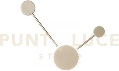 Plafoniera led etere oro 10w 1380lm cct3000k 4000k 6500k  33x6x45cm...