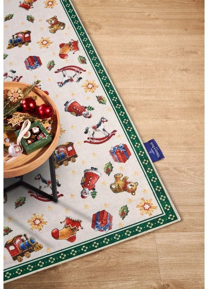 Runner verde con motivo natalizio 80x200 cm Green Christmas - Villeroy&amp;Boch