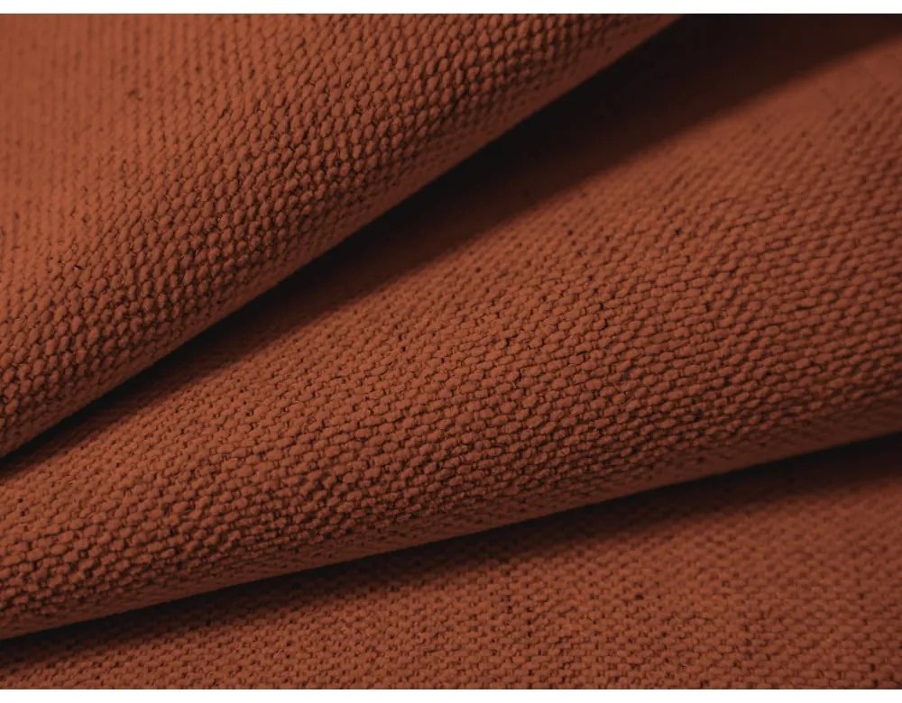 Letto matrimoniale imbottito color mattone con contenitore con rete inclusa 180x200 cm Campi – Cosmopolitan Design