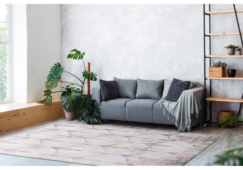 Tappeto grigio chiaro 80x150 cm Simp - FD