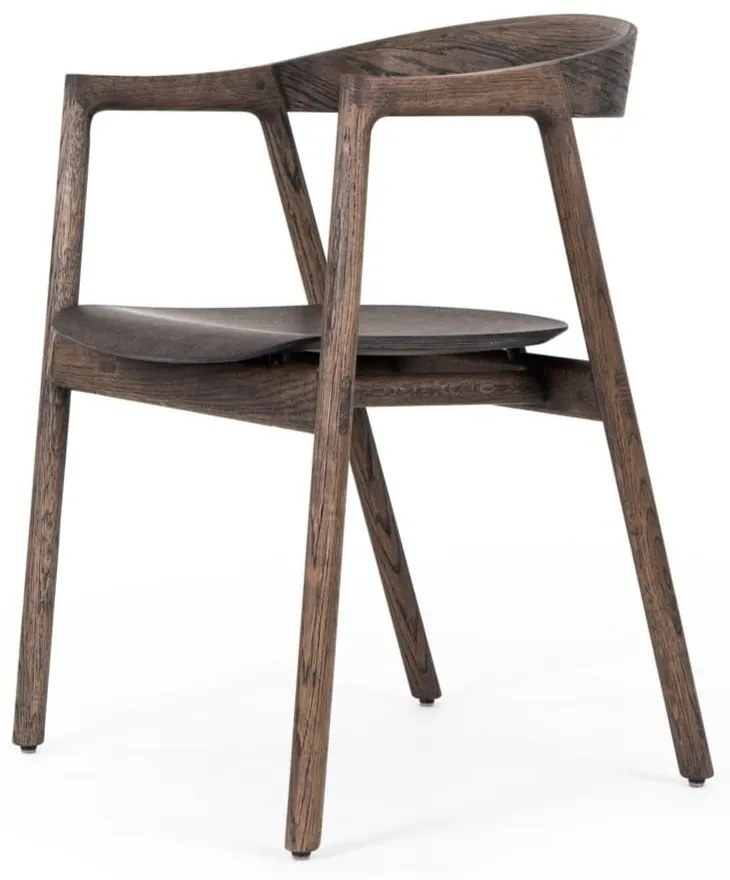 Sedia da pranzo in rovere marrone Muna - Gazzda