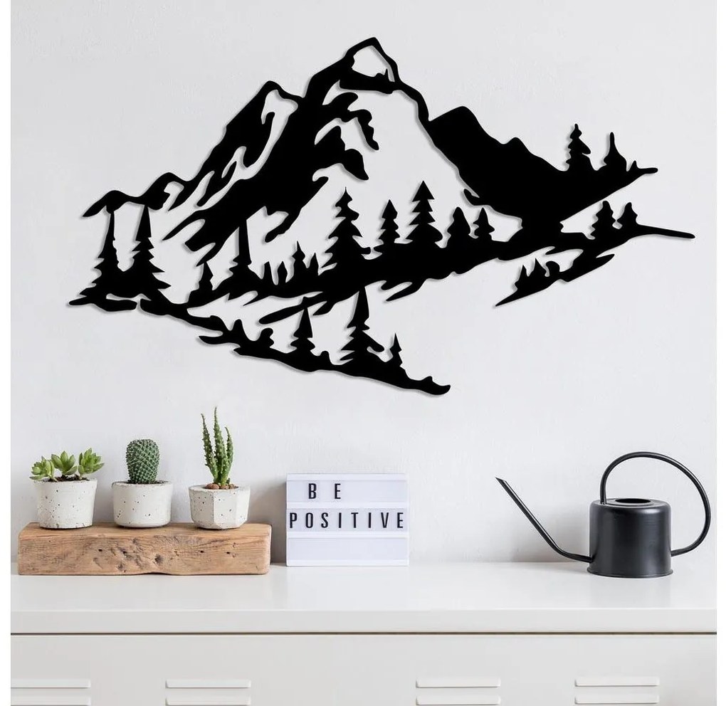 Decorazione murale 40x70 cm montagne
