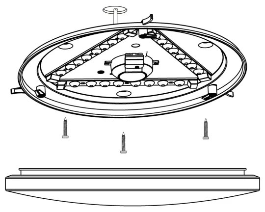 Eglo 97872 - Plafoniera LED FRANIA LED/14,6W/230V