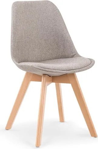 Sedia tessile K303 grigio chiaro - H 83 cm