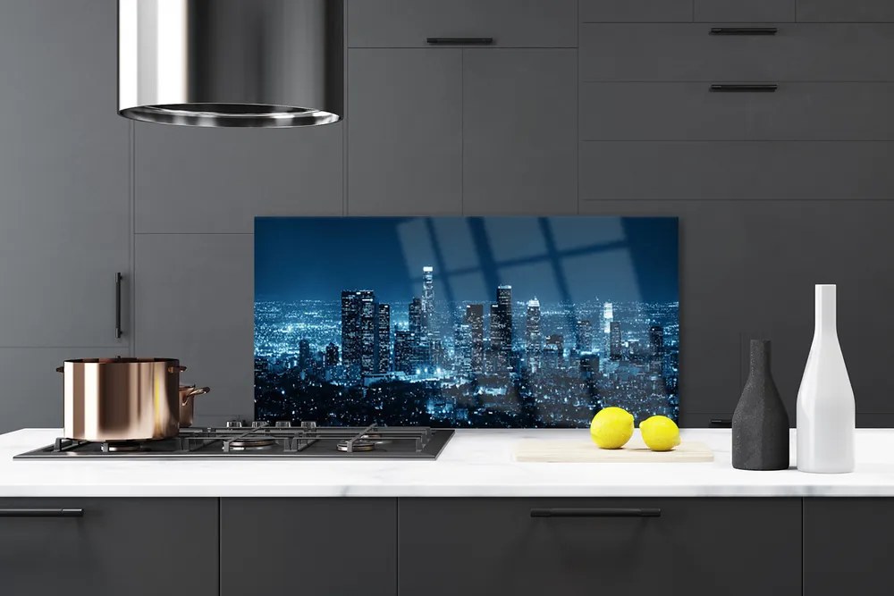 Rivestimento parete cucina Case di città 125x50 cm