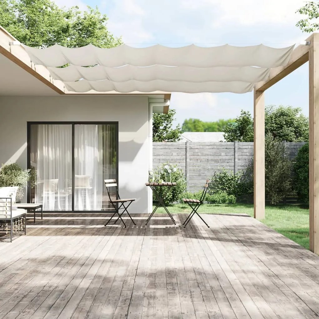 Paravento Verticale Bianco 100x1200 Cm Tessuto Oxford /