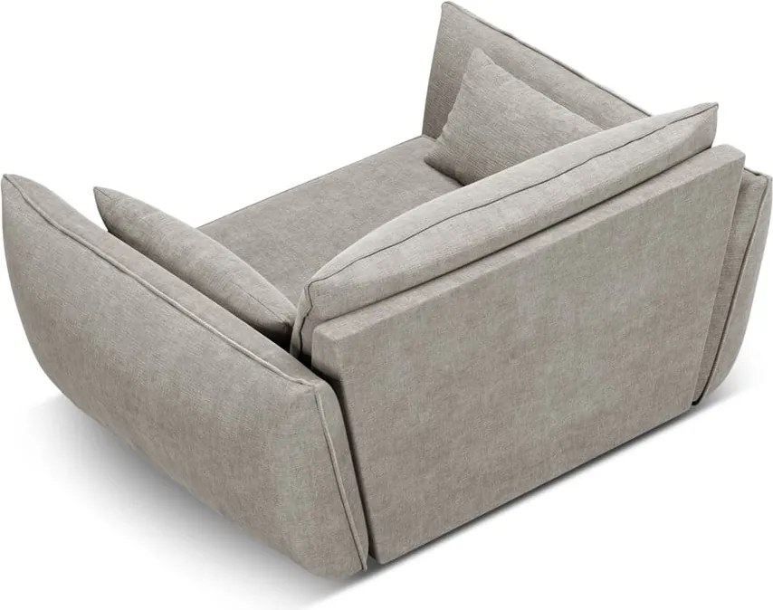 Poltrona grigio chiaro Vanda - Mazzini Sofas