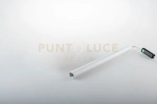 Incasso led tubex bianco 2,5w 190lm 4000k 31,5x2,5cm in gesso verni...