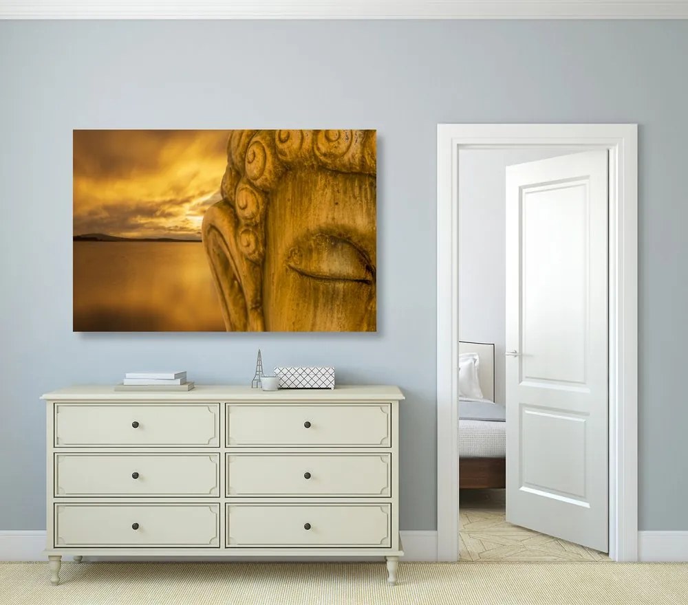 Quadro su tela – Dettaglio di Buddha