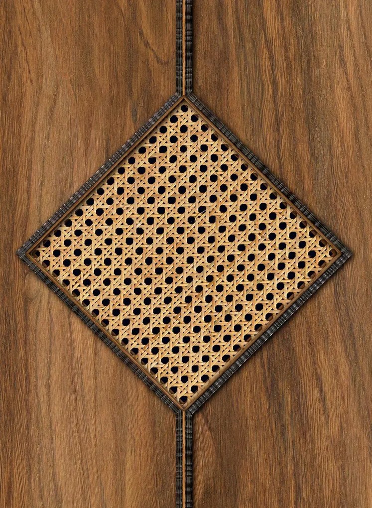 NLXL Carta da parati Diamond Webbing - Oak