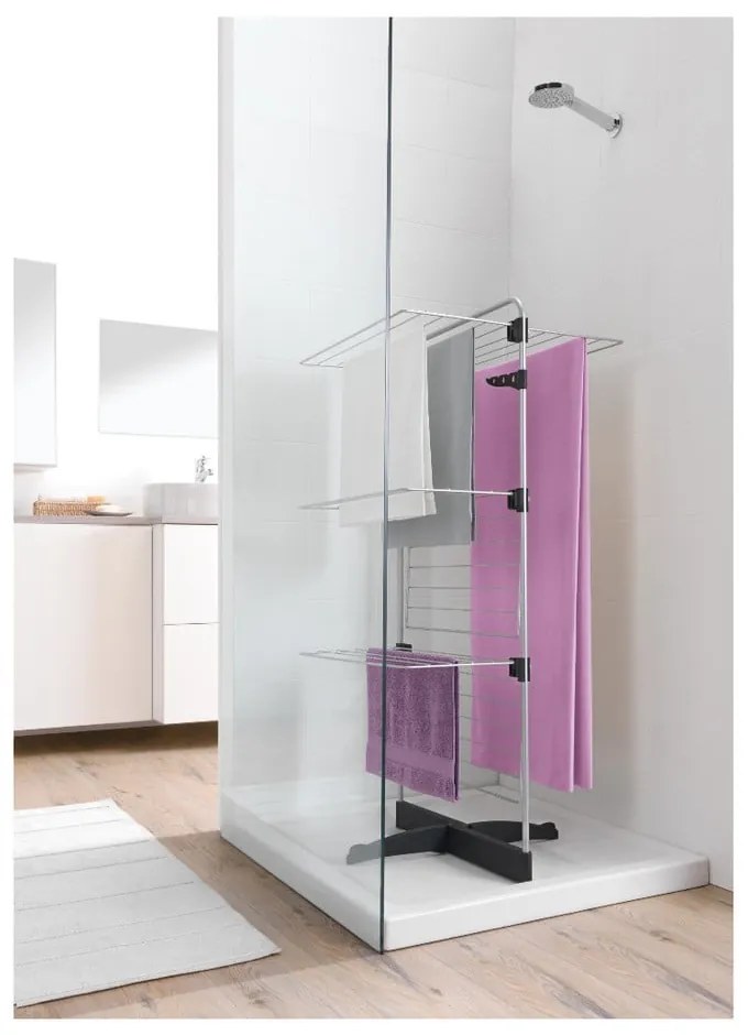 Stendino grigio/argentato 22 m Thunder – Metaltex