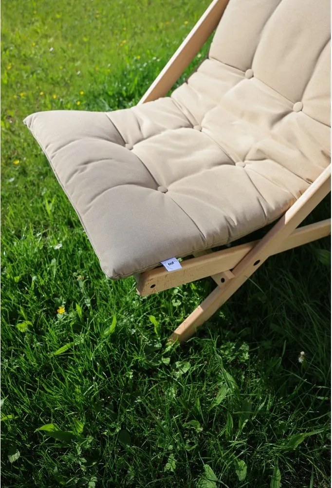 Sedia pieghevole Raw/Brown Boogie - Karup Design