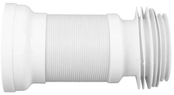 Bruckner - Connettore flessibile per vaschetta WC 27,5-55 cm bianco