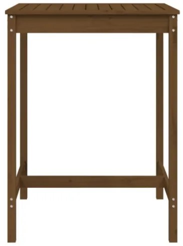 Tavolo da Giardino Miele 82,5x82,5x110cm Legno Massello di Pino