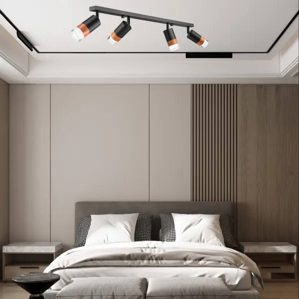 Faretto AURORA 4xGU10/10W/230V 81 cm