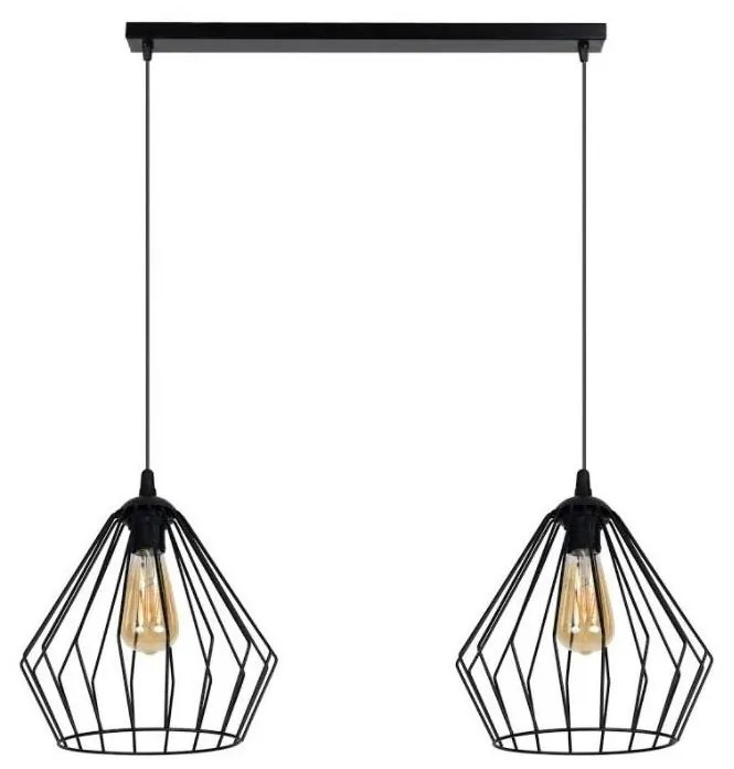 Lampadario su filo CEED M 2xE27/60W/230V