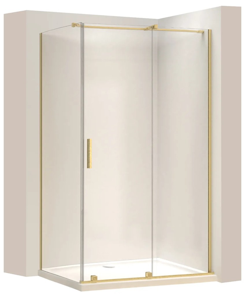 Cabina doccia REA Montana Gold Brush 130x90