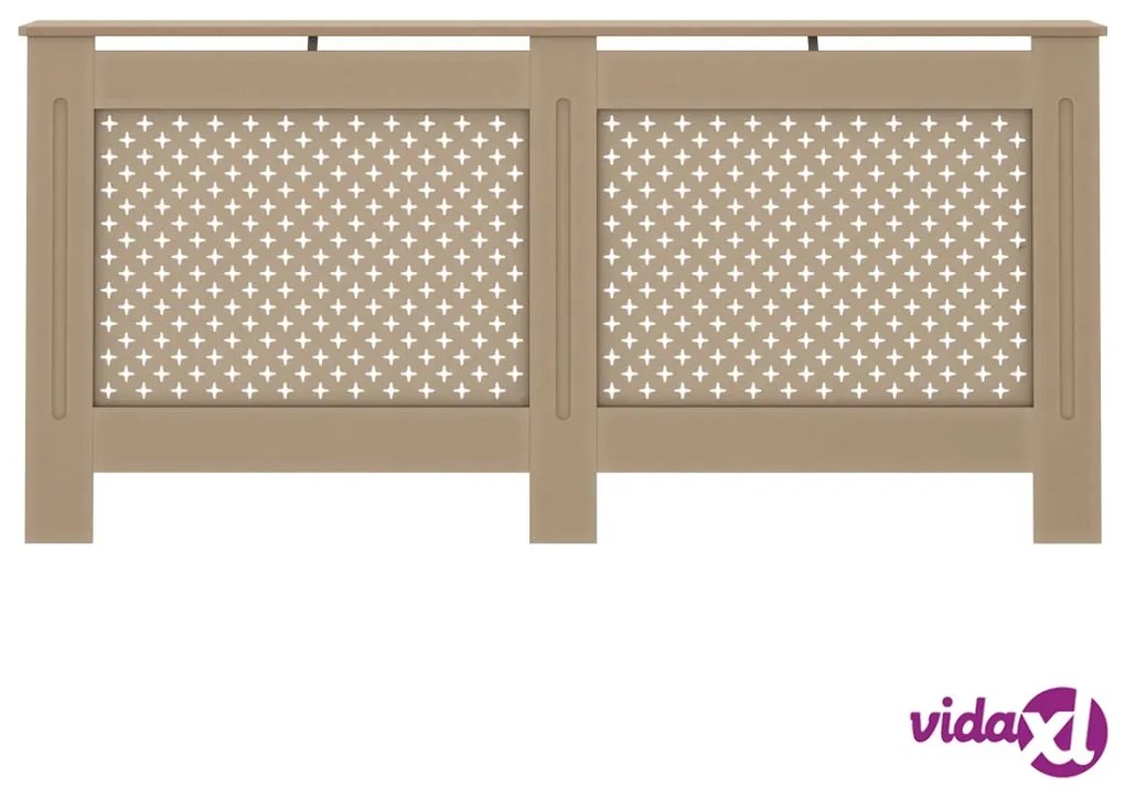 vidaXL Copertura per Radiatore 172x19x81,5 cm in MDF