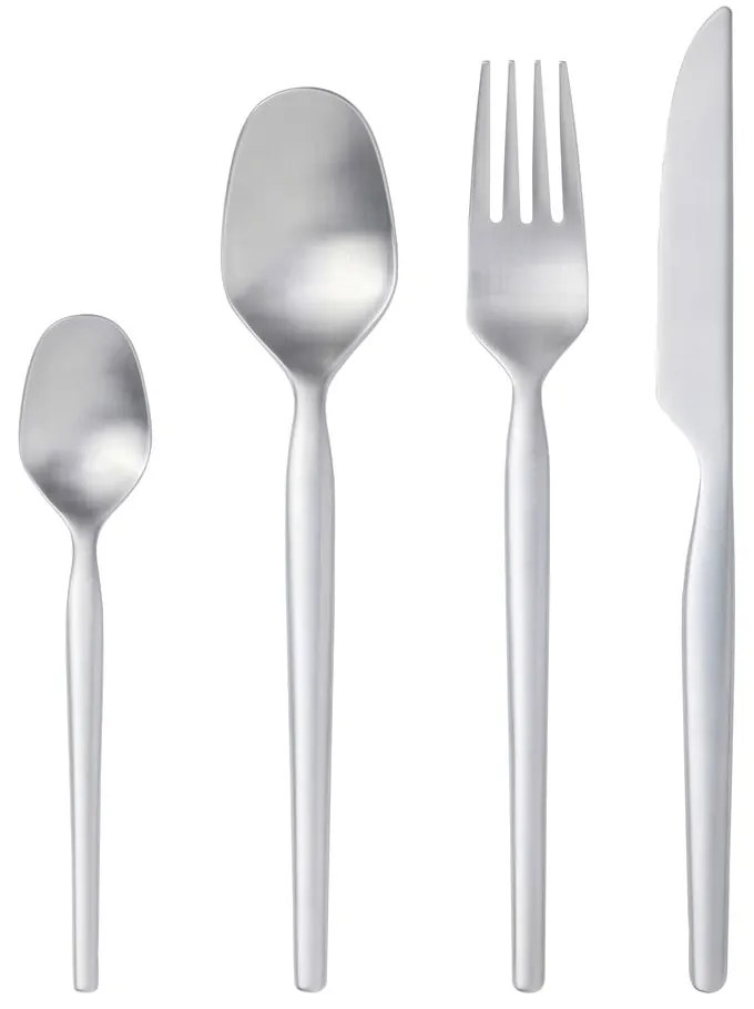 Posate argentate in acciaio inox 16 pz Dorotea – Gense