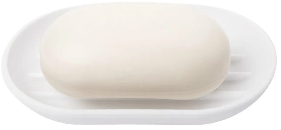 Dispenser di sapone in plastica bianca Touch - Umbra