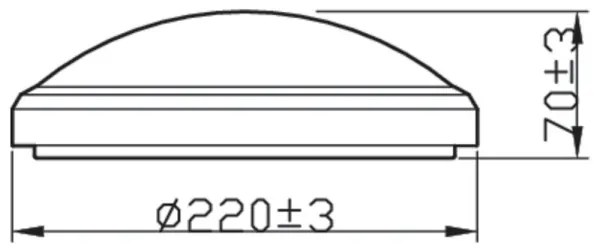 Philips - Plafoniera da bagno LED DORIS LED/6W/230V 2700K IP54