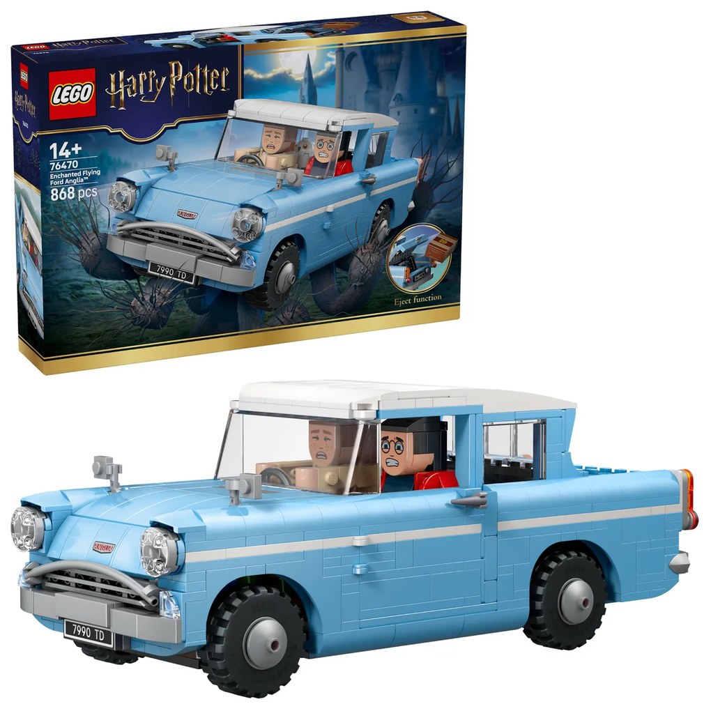 Ford Anglia volante incantata Lego Harry Potter