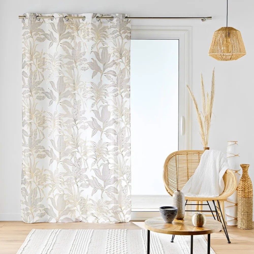 Tenda in beige e oro 135x240 cm Vayana - douceur d'intérieur