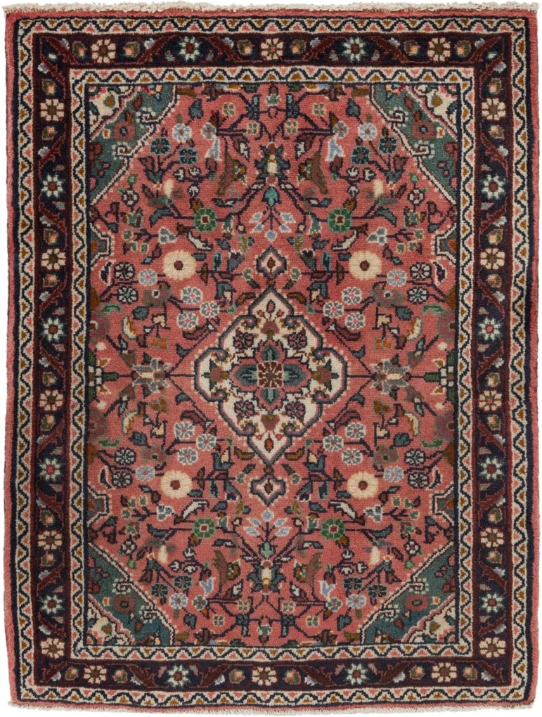 Hamedan Tappeto 80 x 100 (Iran) Annodato A Mano
