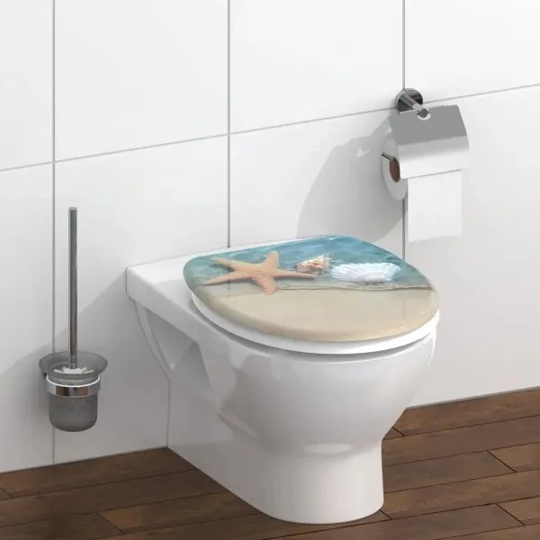 Schütte 82196 - Sedile WC BEACH SoftClose in Duroplast