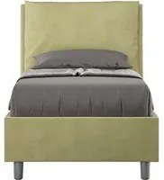 Letto Singolo 80x210 cm con Rete Antea T Verde