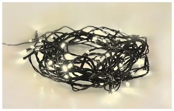 Brilagi - Catena luminosa LED per esterni 100 LED/8 funzioni 13 m IP44 bianco caldo
