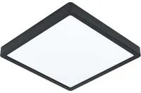 Plafoniera Moderna Fueva 5 In Acciaio Nero Led Integrato 20,5W 3000K Ip44