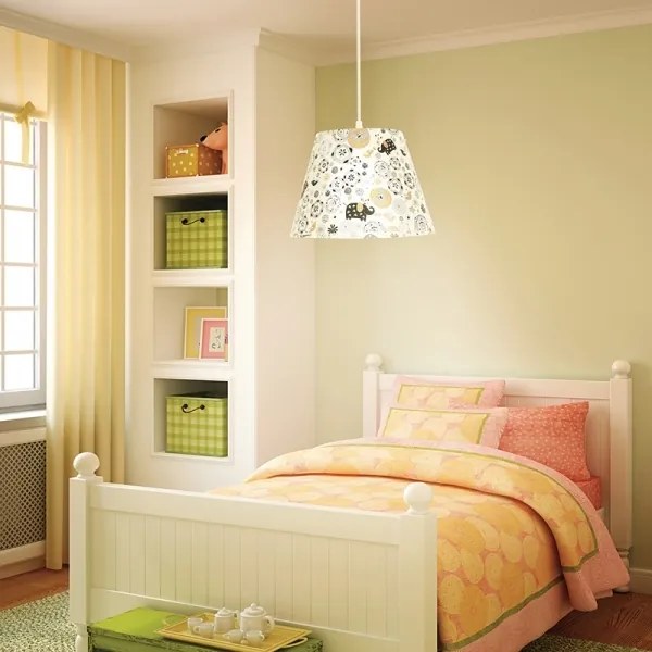 Eglo 54459 - Lampadario a sospensione con filo MOLOVE 1xE27/60W/230V