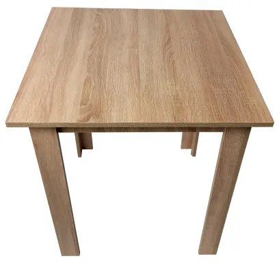 Tavolo da pranzo quadrato LEVI quercia sonoma