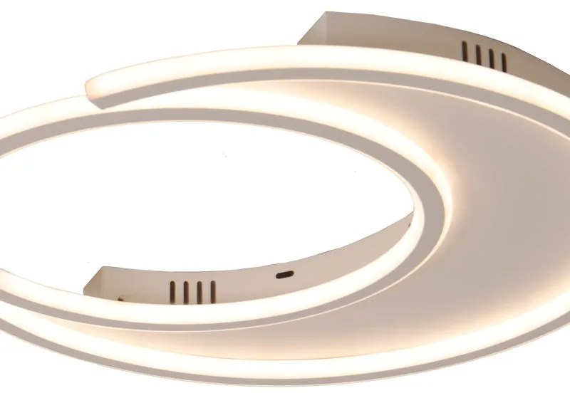 Plafoniera LED moderno Lexi, bianco Ø 50 cm, luce con 3 temperature di colore dimmerabile NOVECENTO