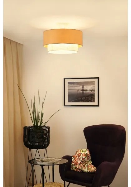 Brilagi - Lampadario ARIZONA BOHO 1xE27/15W/230V Ø 45 cm beige